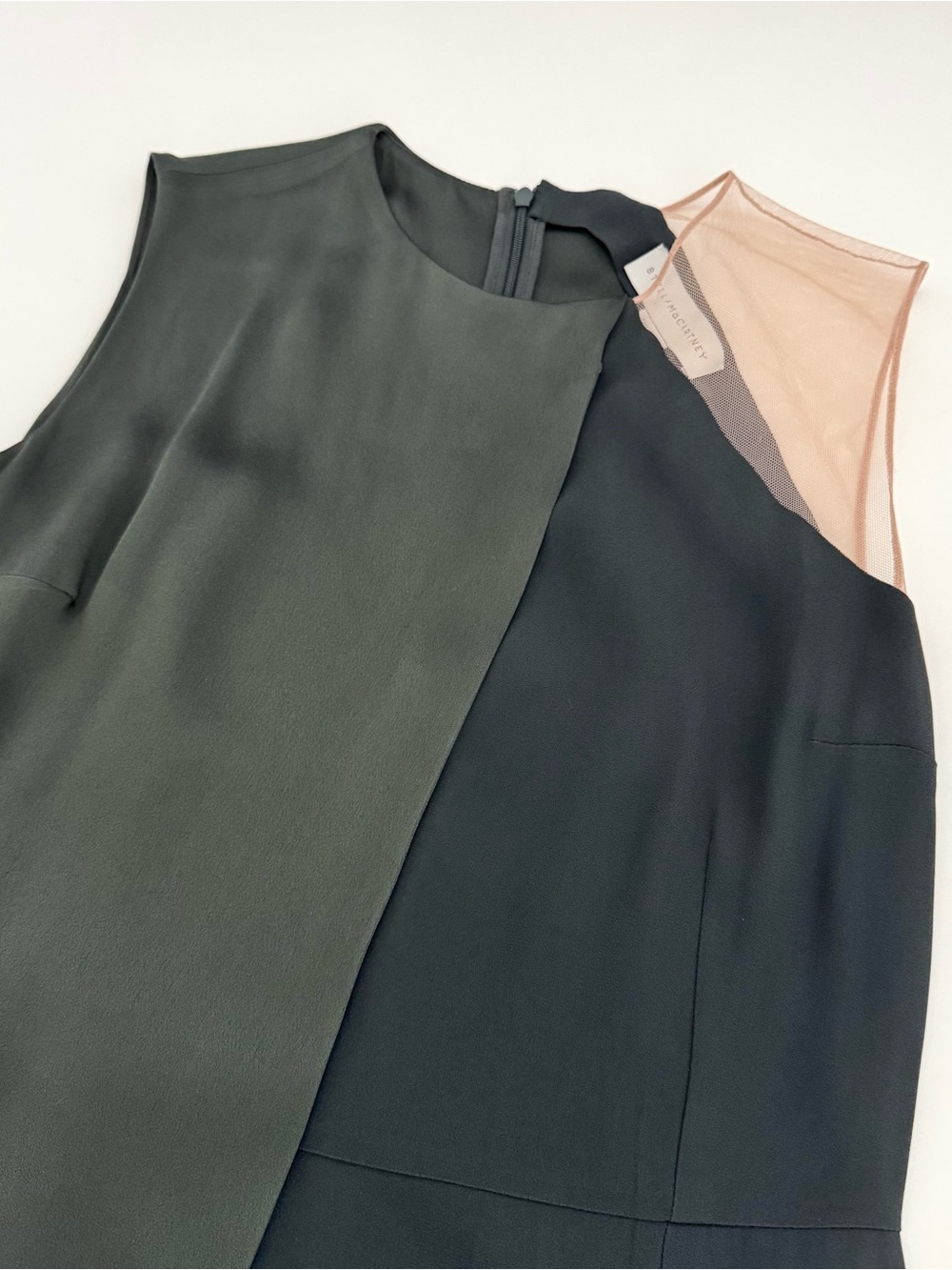 Stella McCartney Asymmetrical Shift Dress - Size 42IT - Made in Italy - Picture 5 of 10